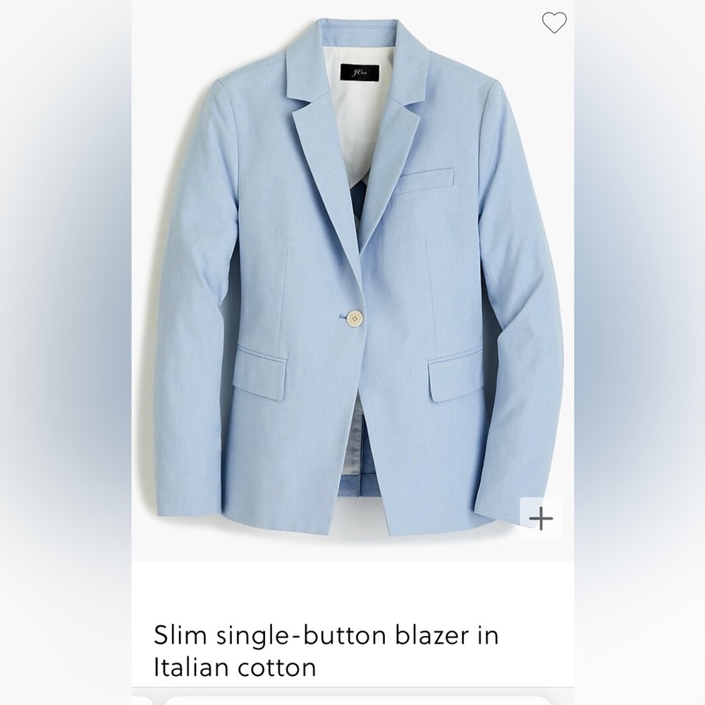 J. Crew Light Blue Women's Suit - Picture 4 of 11
